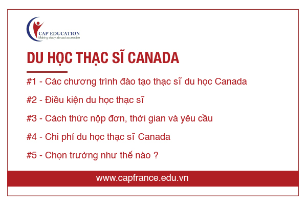 Hình ảnh minh họa Du Học Thạc Sĩ Canada