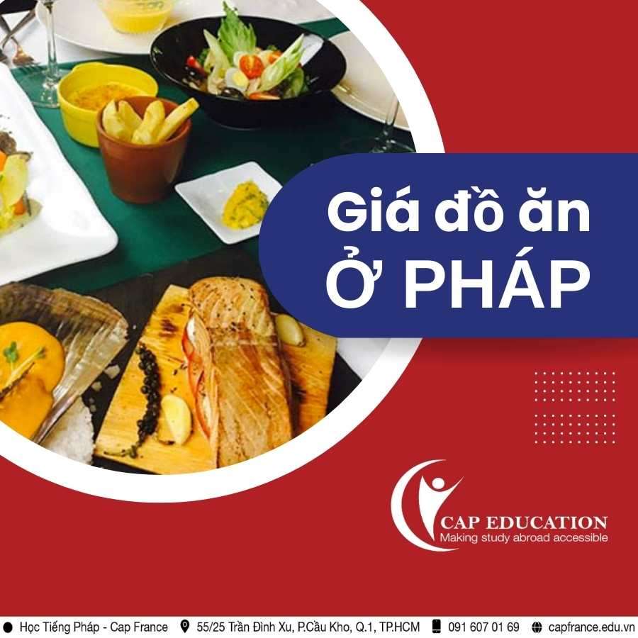 Hình ảnh minh họa Giá Đồ Ăn Ở Pháp