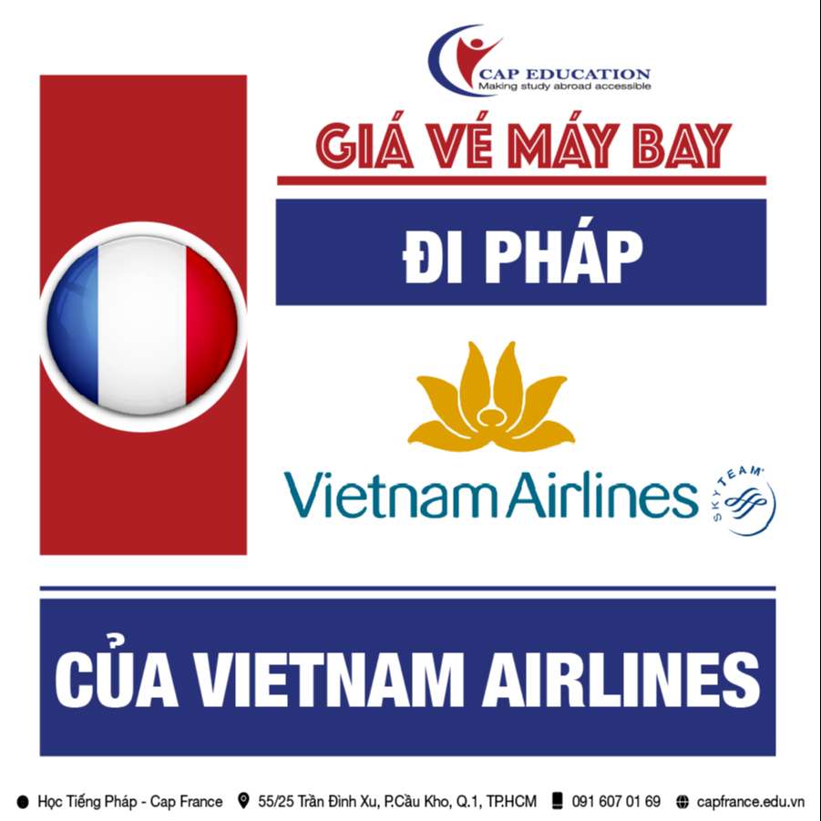 Hình ảnh minh họa Giá Vé Máy Bay Đi Pháp Của Vietnam Airlines