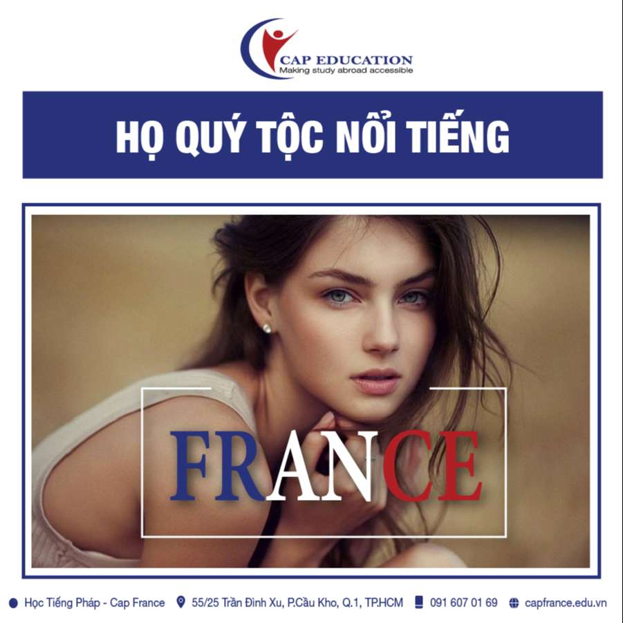 Hình ảnh minh họa Họ Tiếng Pháp Quý Tộc Nổi Tiếng