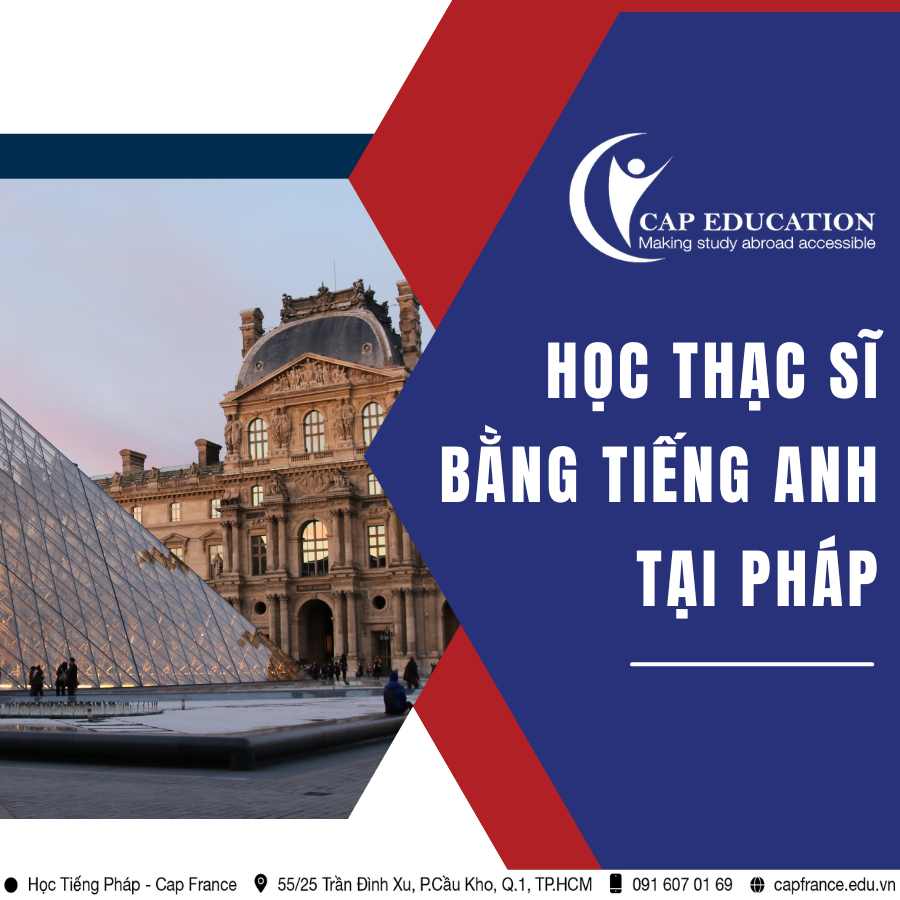 Hình ảnh minh họa Học Thạc Sĩ Bằng Tiếng Anh Tại Pháp