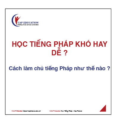 Học Tiếng Pháp Có Khó Không