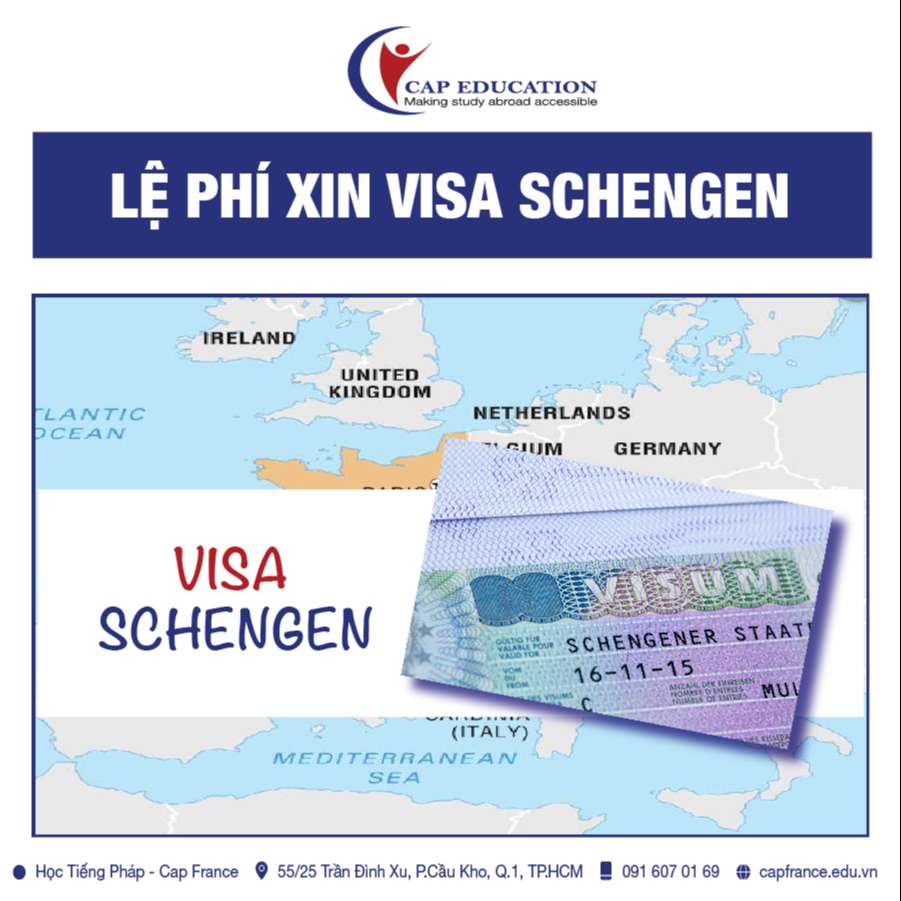 Lệ Phí Xin Visa Schengen