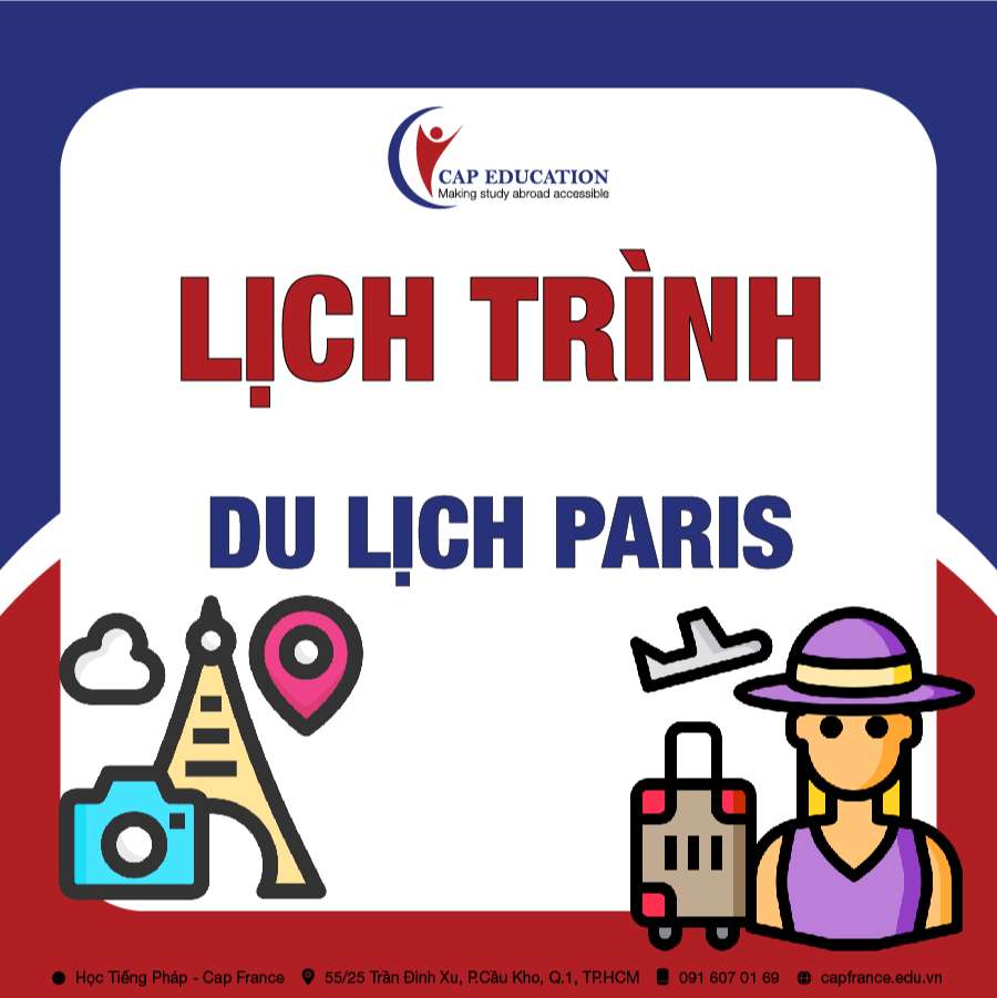 Hình ảnh minh họa Lịch Trình Du Lịch Paris