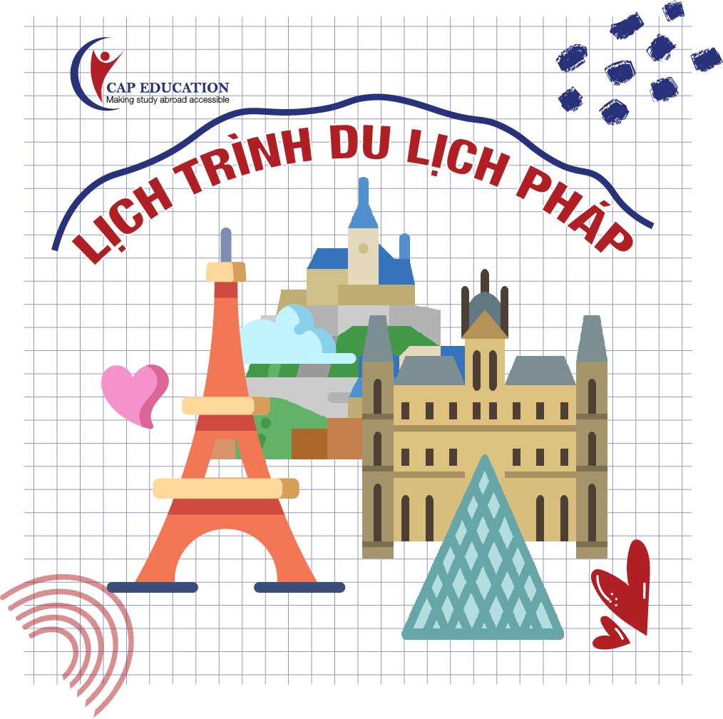 Hình ảnh minh họa Lịch Trình Du Lịch Pháp