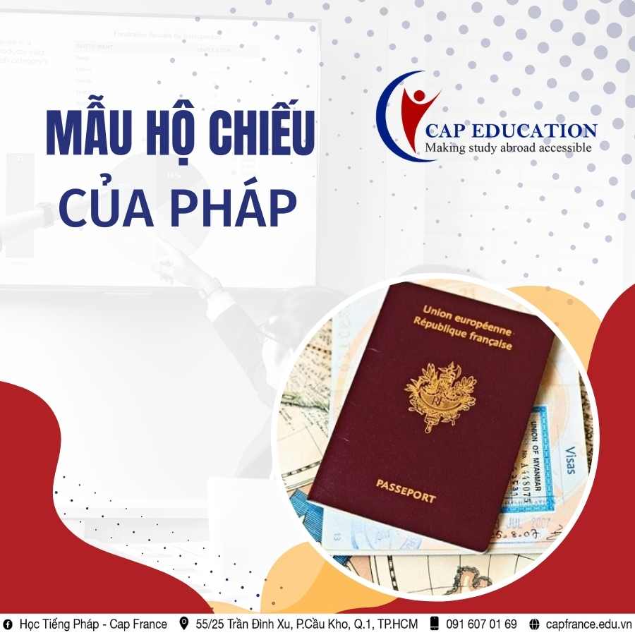 Hình ảnh minh họa Mẫu Hộ Chiếu Của Pháp