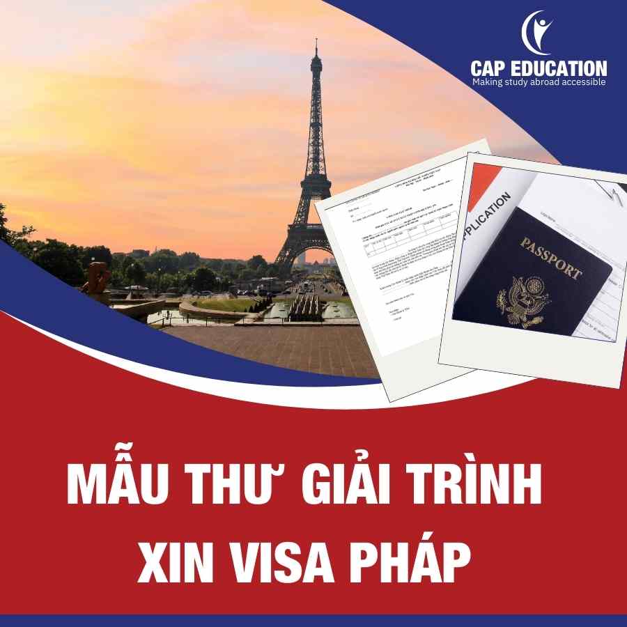 Hình ảnh minh họa Mẫu Thư Giải Trình Xin Visa Pháp