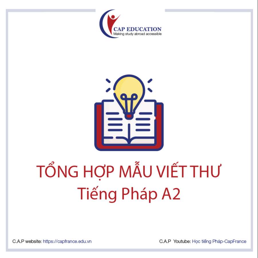 Mẫu Viết Thư Tiếng Pháp A2