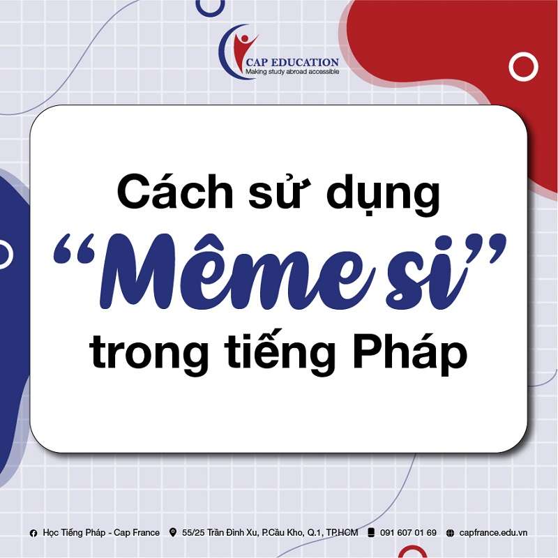 Même Si Trong Tiếng Pháp Là Gì