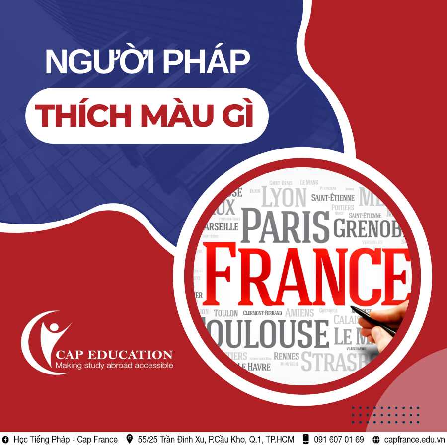 Hình ảnh minh họa Người Pháp Thích Màu Gì