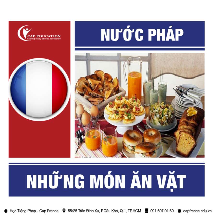 Hình ảnh minh họa Những Món Ăn Vặt Của Pháp