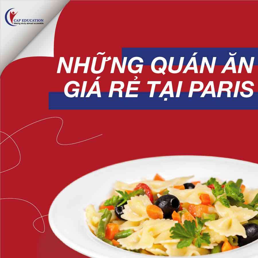 Hình ảnh minh họa Những Quán Ăn Giá Rẻ Tại Paris Dành Cho Sinh Viên