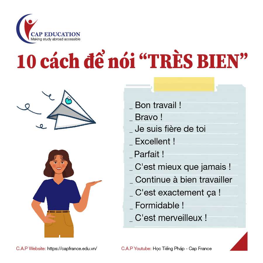 Những Câu Khen Bằng Tiếng Pháp