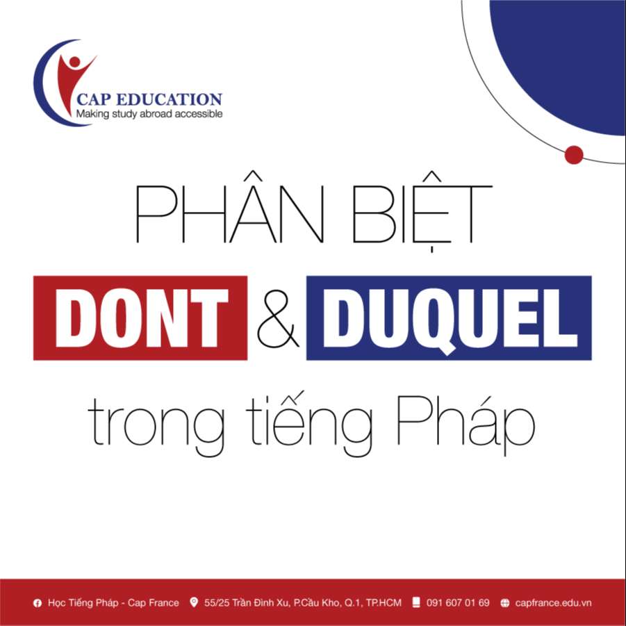 Phân Biệt Dont Và Duquel Trong Tiếng Pháp