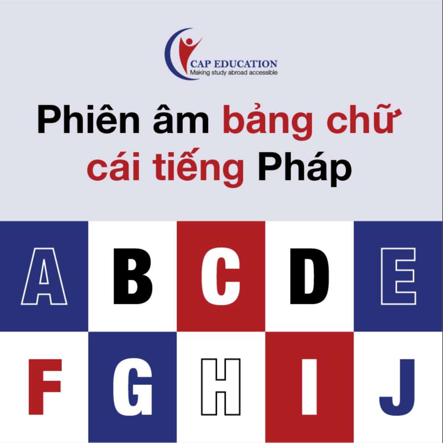 Phiên Âm Bảng Chữ Cái Tiếng Pháp