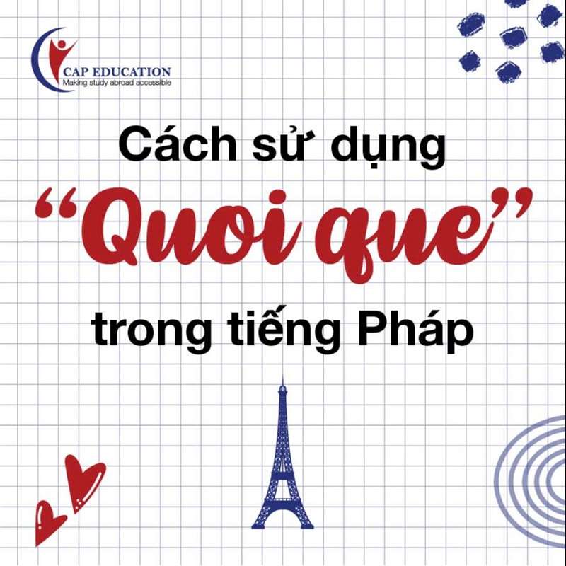 Quoi Que Trong Tiếng Pháp Là Gì