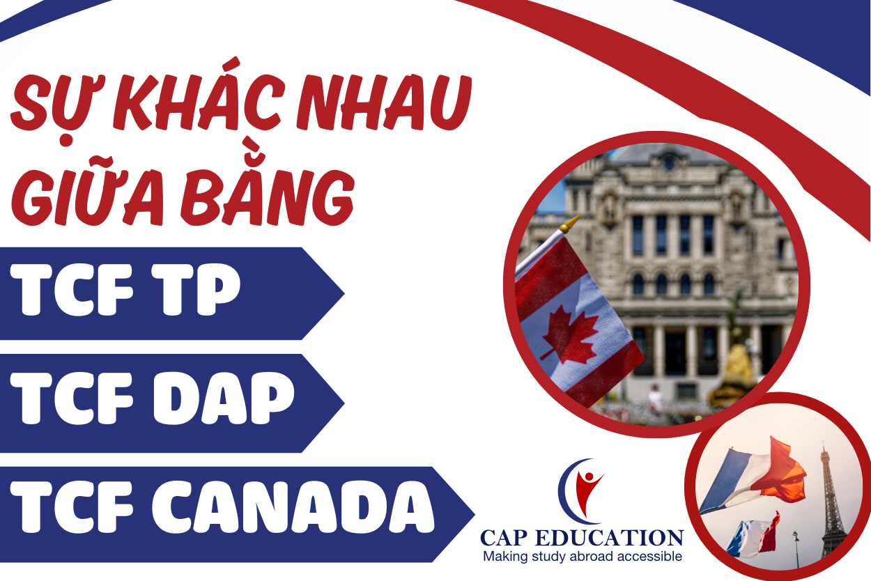 Sự Khác Nhau Giữa Bằng TCF TP, TCF DAP, TCF CANADA
