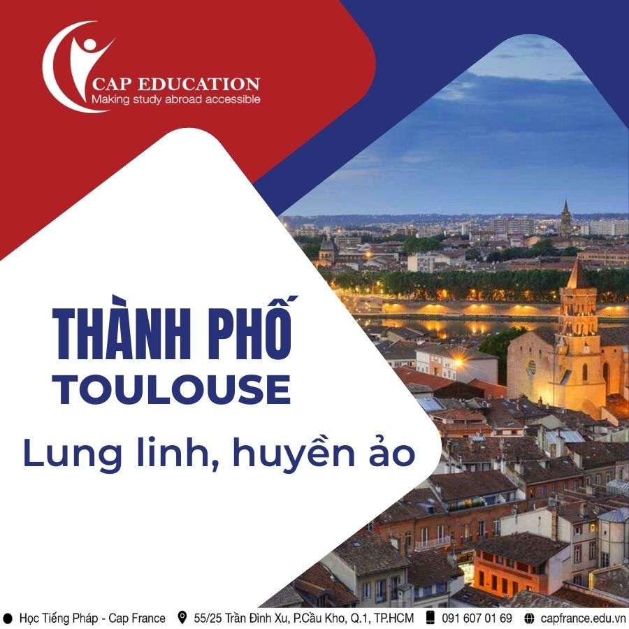 Hình ảnh minh họa Thành Phố Toulouse Lung Linh Huyền Ảo