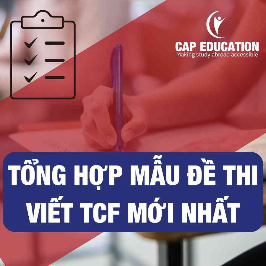 Tổng hợp mẫu đề thi viết TCF mới nhất