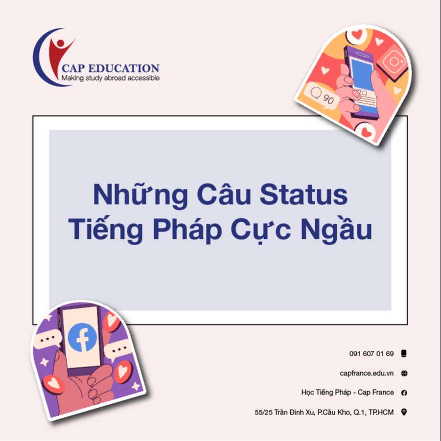 Tổng Hợp Status Tiếng Pháp Cực Ngầu Cho Bạn
