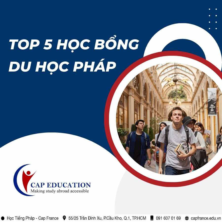 Hình ảnh minh họa Top 5 Học Bổng Du Học Pháp