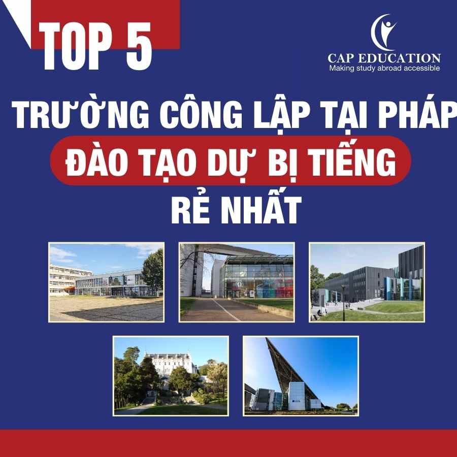 Hình ảnh minh họa Top 5 Trường Công Lập Tại Pháp Đào Tạo Dự Bị Tiếng Rẻ Nhất