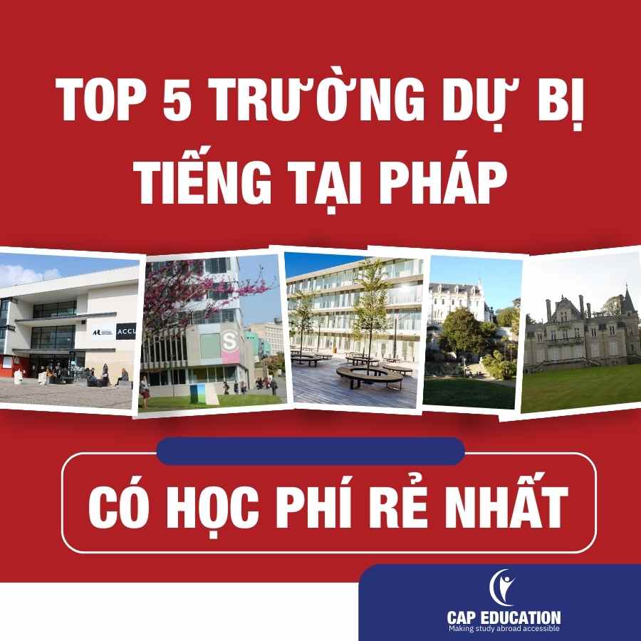 Hình ảnh minh họa Top 5 Trường Dự Bị Tiếng Tại Pháp Có Học Phí Rẻ Nhất