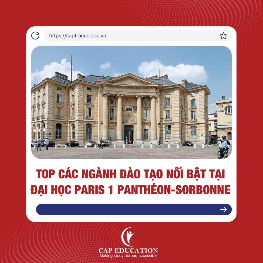 Hình ảnh minh họa Top Các Ngành Đào Tạo Nổi Bật Tại Đại Học Paris 1 Panthéon-Sorbonne