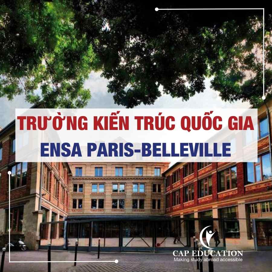 Hình ảnh minh họa Trường Kiến Trúc Quốc Gia ENSA Paris-Belleville