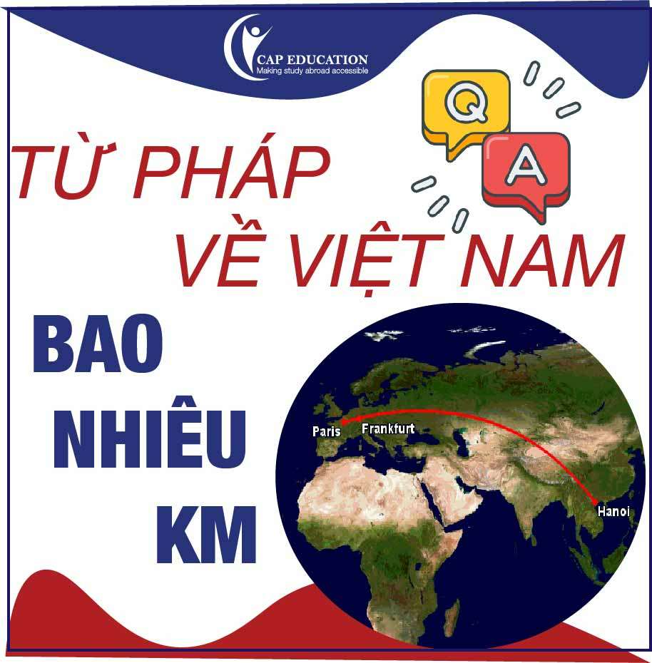 Hình ảnh minh họa Từ Pháp Về Việt Nam Bao Nhiêu Km