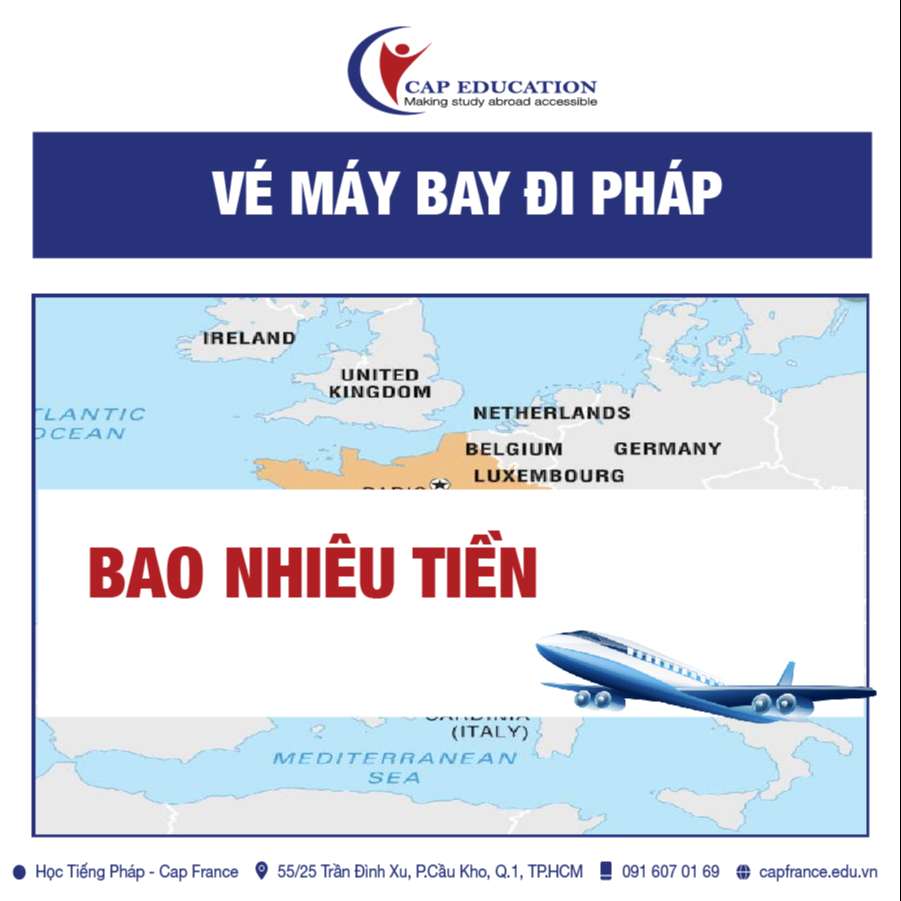 Hình ảnh minh họa Vé Máy Bay Đi Pháp Bao Nhiêu Tiền