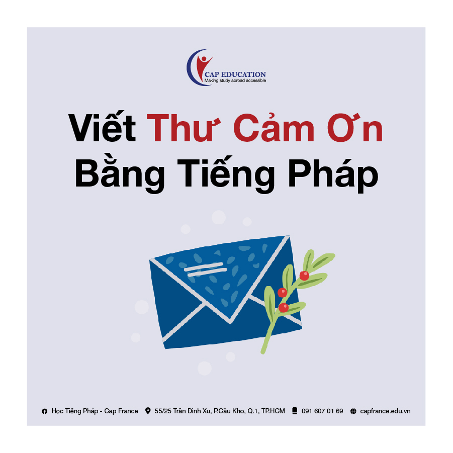 Viết Thư Cảm Ơn Bằng Tiếng Pháp