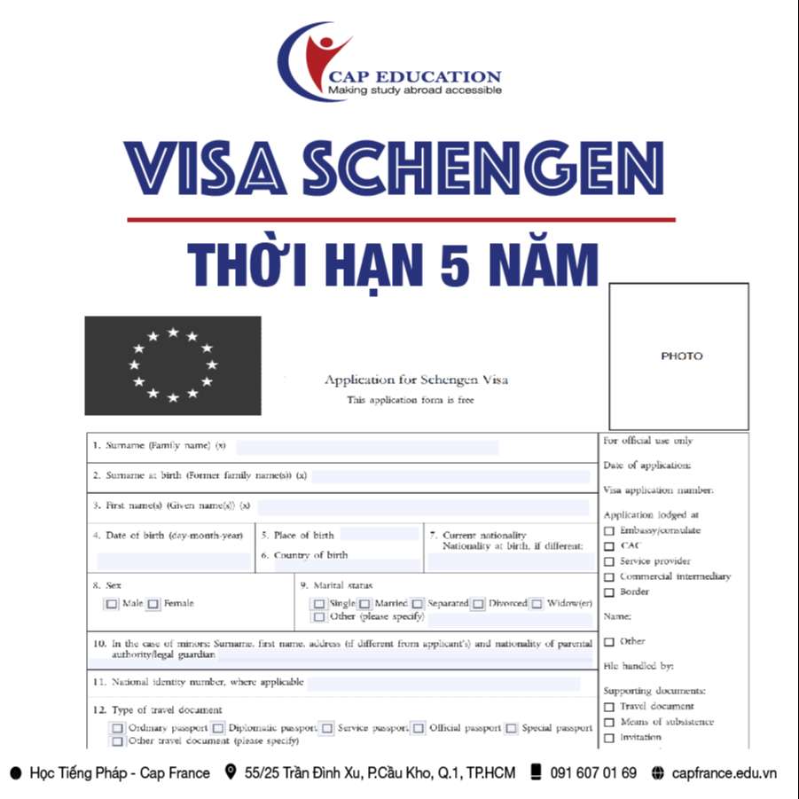 Hình ảnh minh họa Visa Schengen Thời Hạn 5 Năm