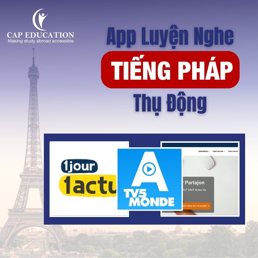 App Luyện Nghe Tiếng Pháp Thụ Động