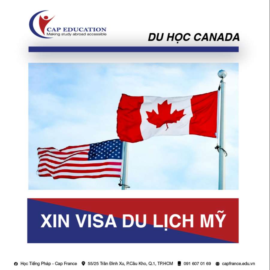 Hình ảnh minh họa Du Học Canada Xin Visa Du Lịch Mỹ