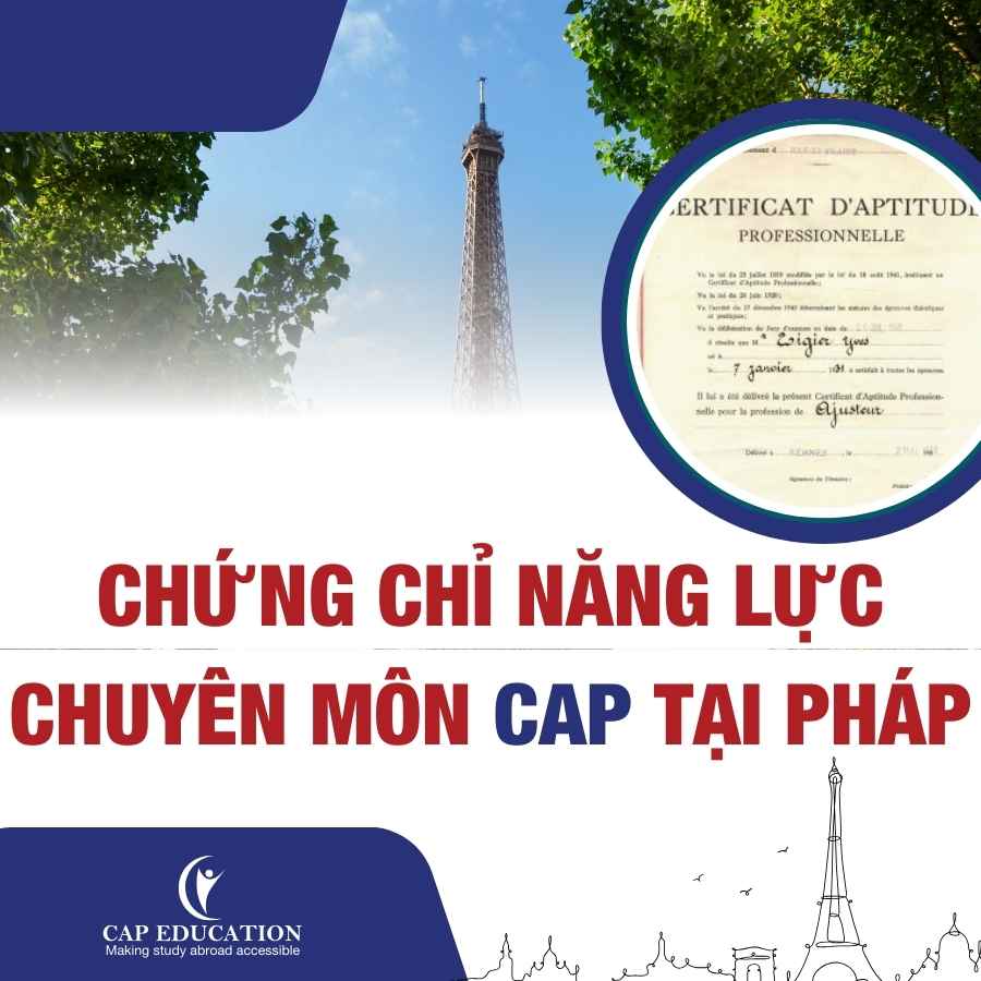 Hình ảnh minh họa Chứng Chỉ Năng Lực Chuyên Môn CAP Tại Pháp