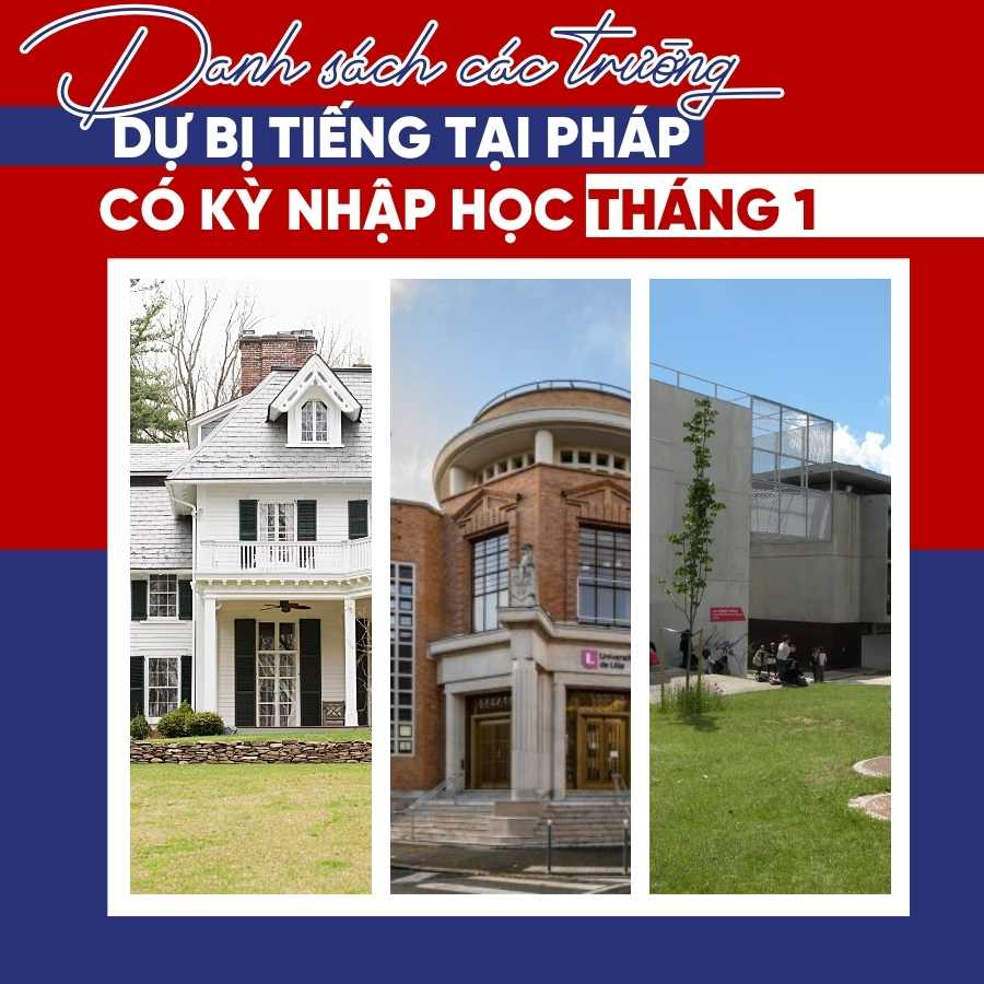 Hình ảnh minh họa Danh Sách Các Trường Dự Bị Tiếng Tại Pháp Có Kỳ Nhập Học Tháng 1