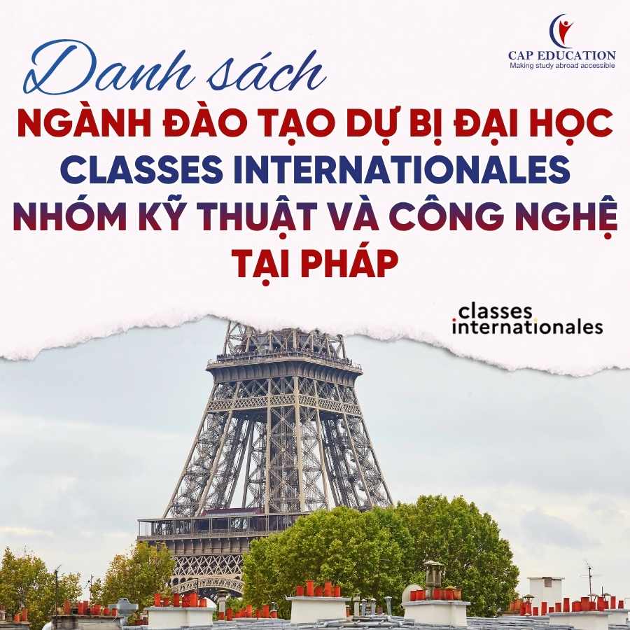 Hình ảnh minh họa Danh Sách Chuyên Ngành Đào Tạo Dự Bị Đại Học Classes Internationales Nhóm Kỹ Thuật Và Công Nghệ Tại Pháp