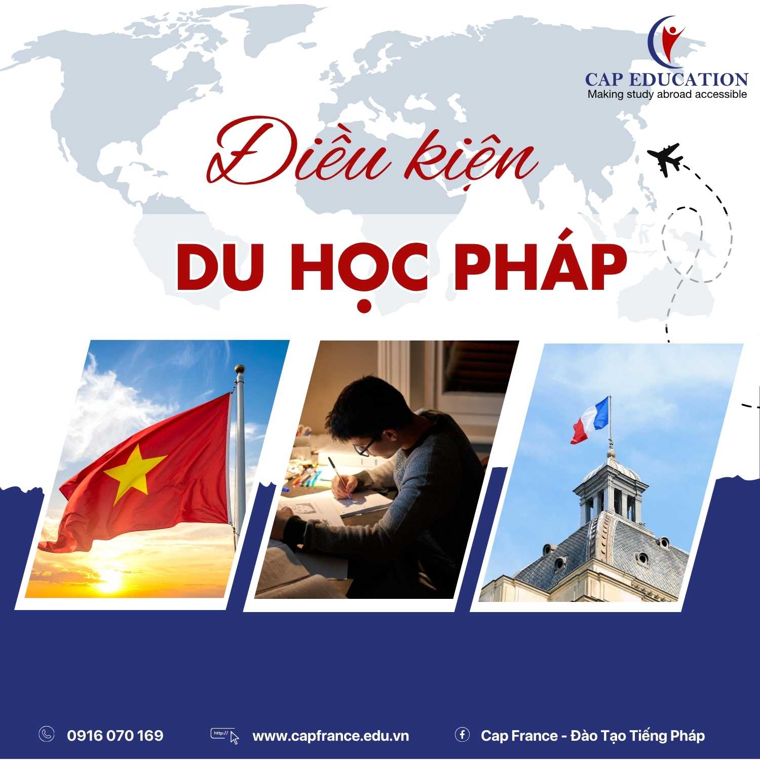 Hình ảnh minh họa Điều Kiện Du Học Pháp 2026