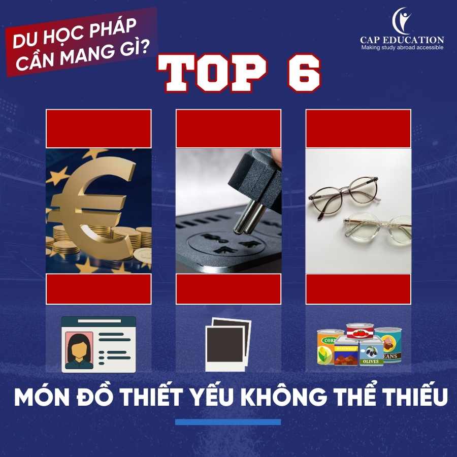 Hình ảnh minh họa Du Học Pháp Cần Mang Gì? Top 6 Món Đồ Thiết Yếu Không Thể Thiếu