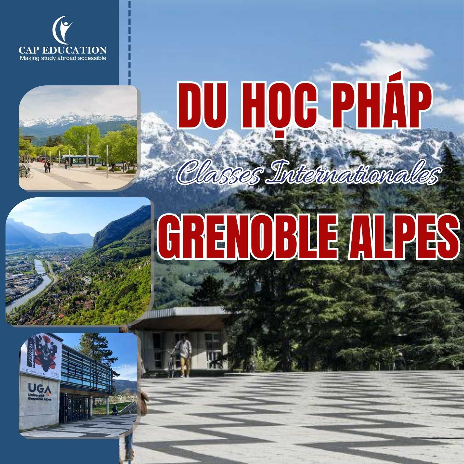 Hình ảnh minh họa Du Học Pháp Dự Bị Đại Học Classes Internationales Tại Đại Học Grenoble Alpes