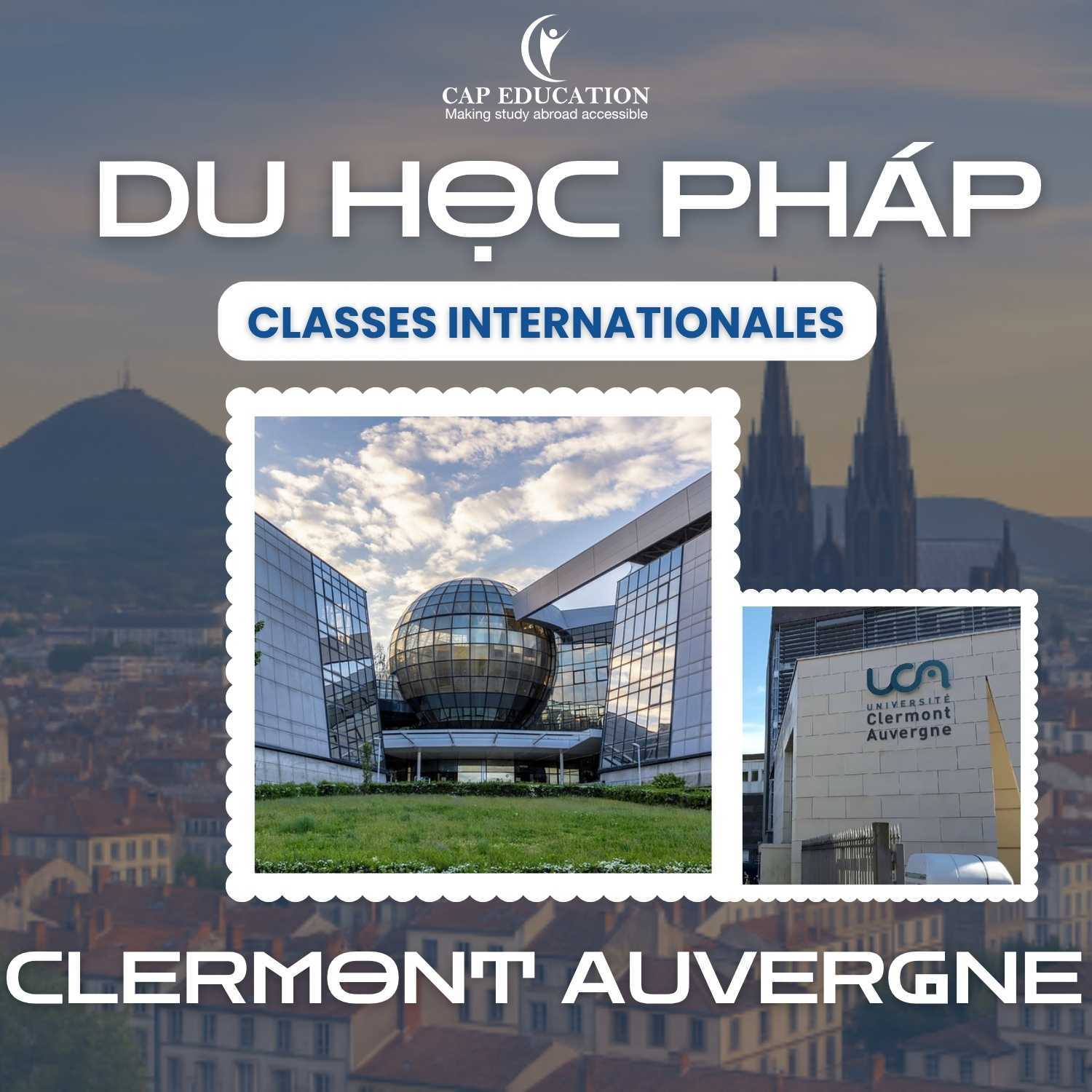 Hình ảnh minh họa Du Học Pháp Dự Bị Đại Học Classes Internationales Tại Đại Học Clermont Auvergne