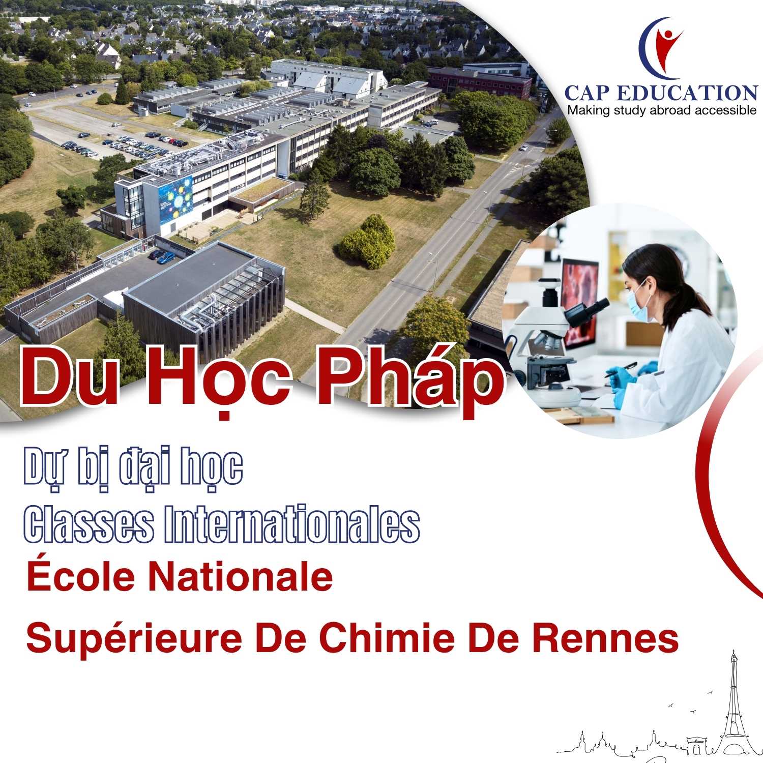 Hình ảnh minh họa Du Học Pháp Dự Bị Đại Học Classes Internationales Tại École Nationale Supérieure De Chimie De Rennes