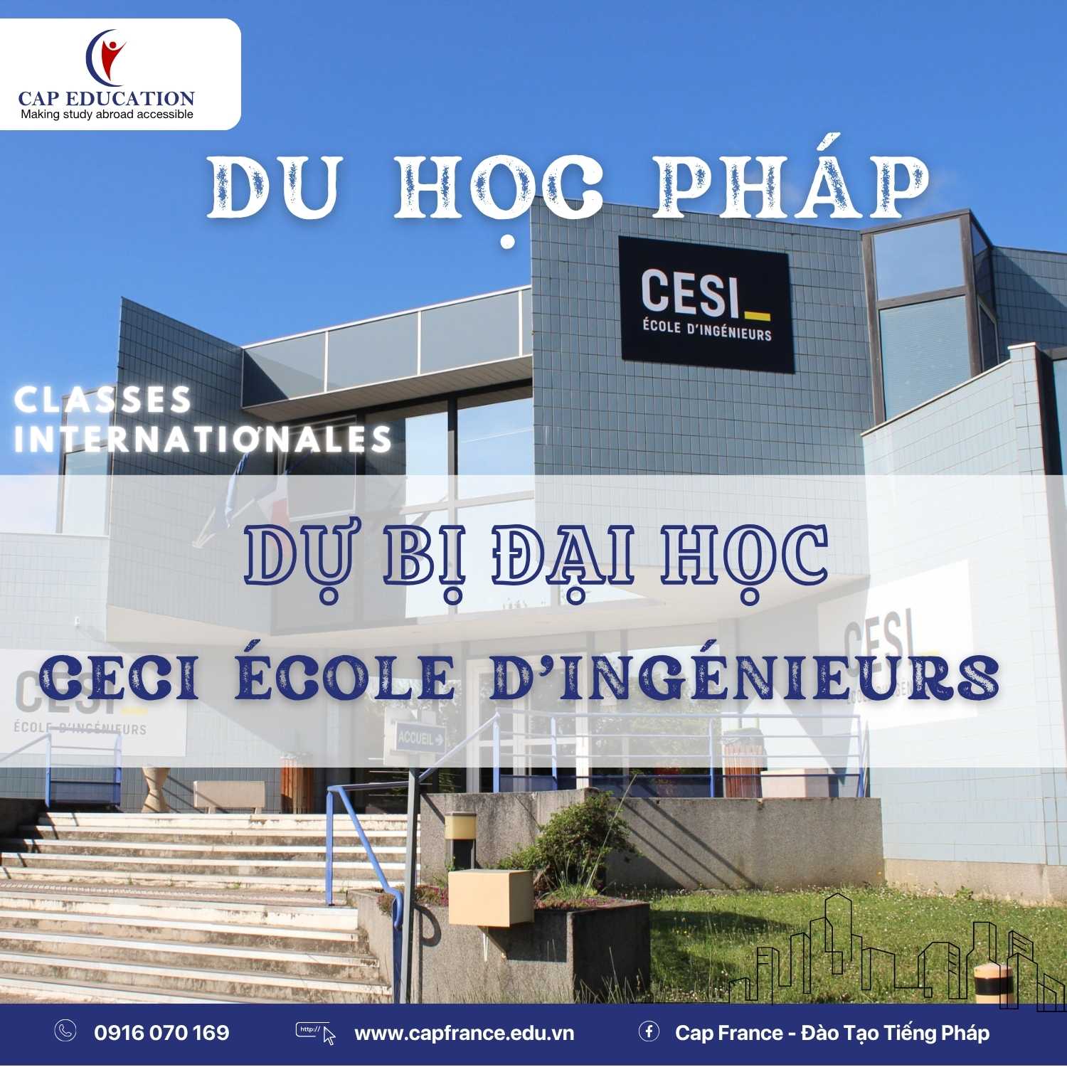 Hình ảnh minh họa Du Học Pháp Dự Bị Đại Học Classes Internationales Tại CESI École D’Ingénieurs