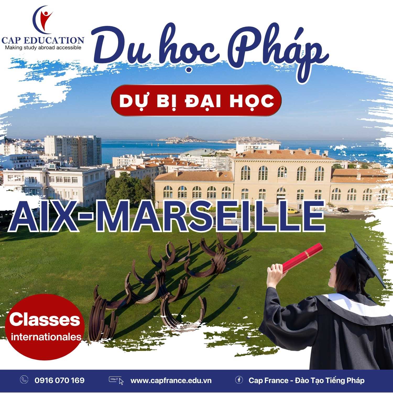 Hình ảnh minh họa Du Học Pháp Dự Bị Đại Học Classes Internationales Tại Đại Học Aix-Marseille