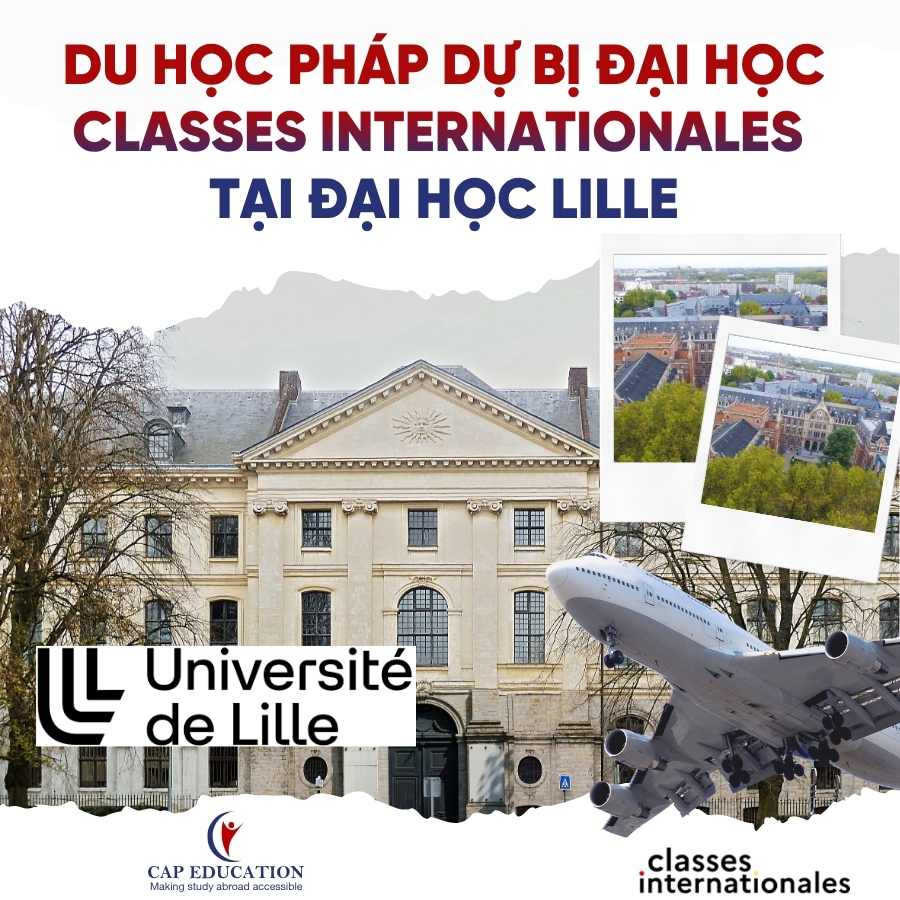 Hình ảnh minh họa Du Học Pháp Dự Bị Đại Học Classes Internationales Tại Đại Học Lille
