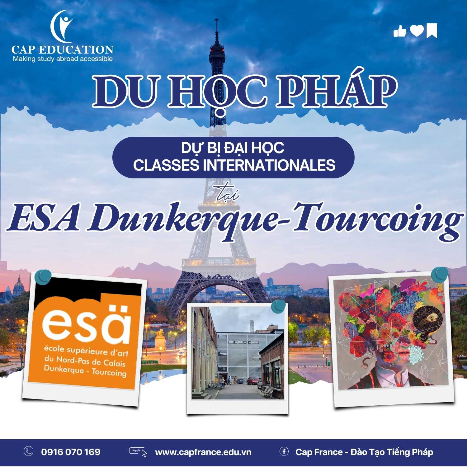 Hình ảnh minh họa Du Học Pháp Dự Bị Đại Học Classes Internationales Tại ESA Dunkerque-Tourcoing