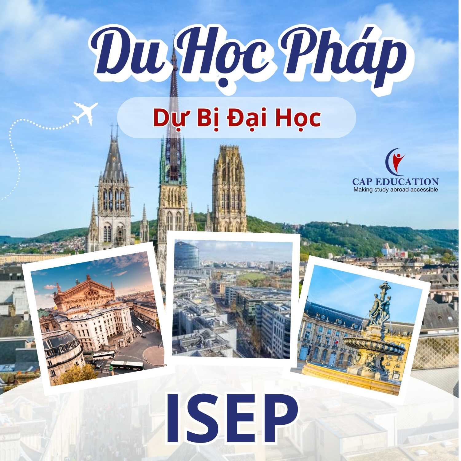 Hình ảnh minh họa Du Học Pháp Dự Bị Đại Học Classes Internationales Tại ISEP
