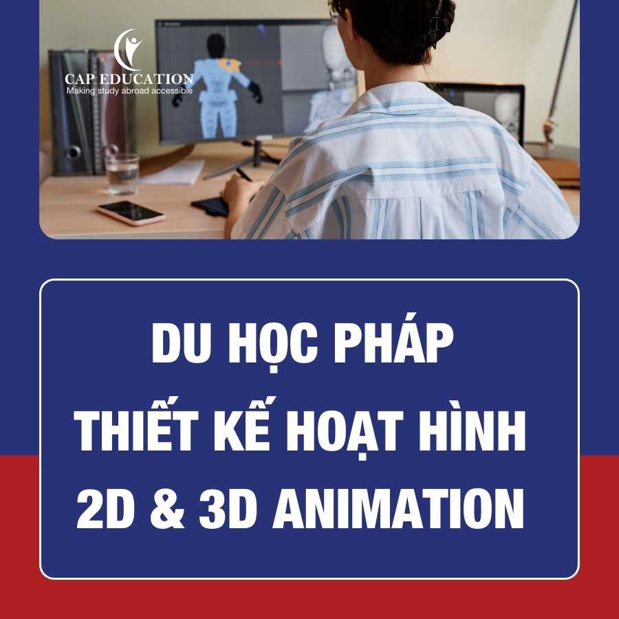 Hình ảnh minh họa Du Học Pháp Ngành Thiết Kế Hoạt Hình 2D 3D Animation