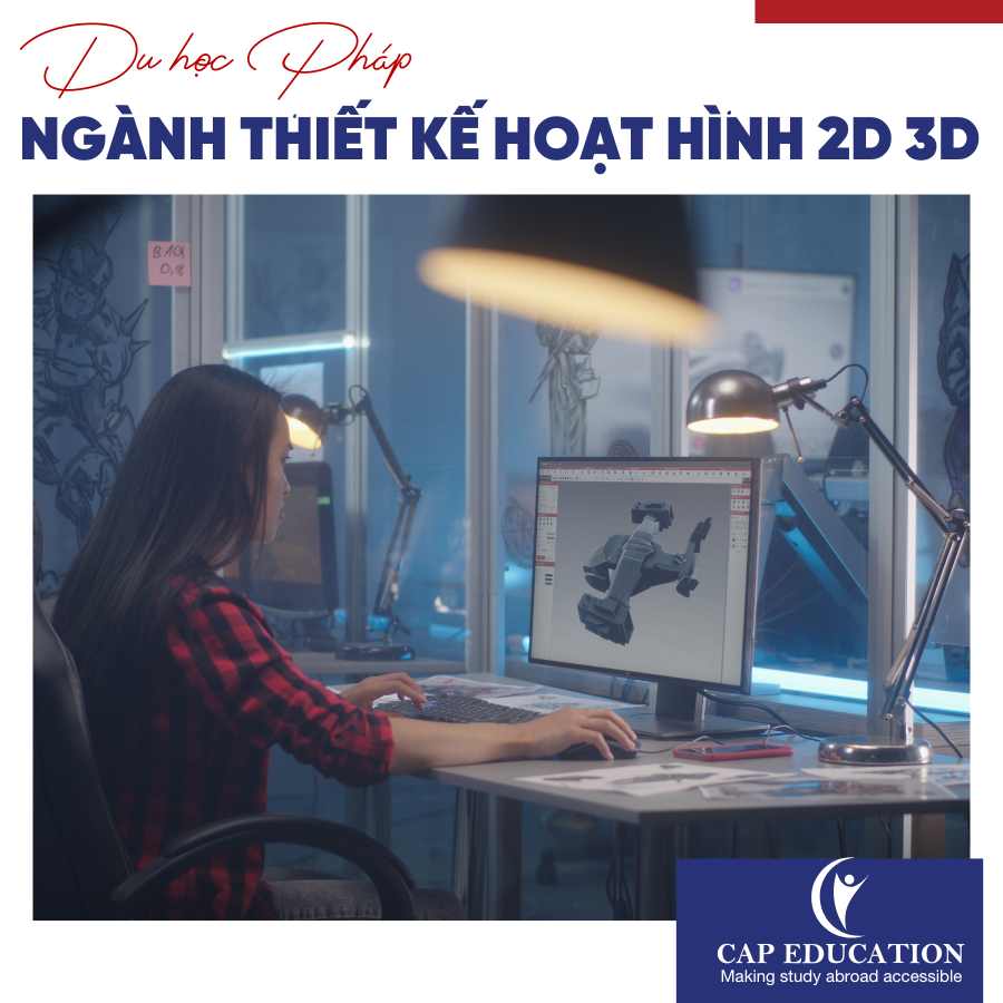 Hình ảnh minh họa Du Học Pháp Ngành Thiết Kế Hoạt Hình 2D 3D